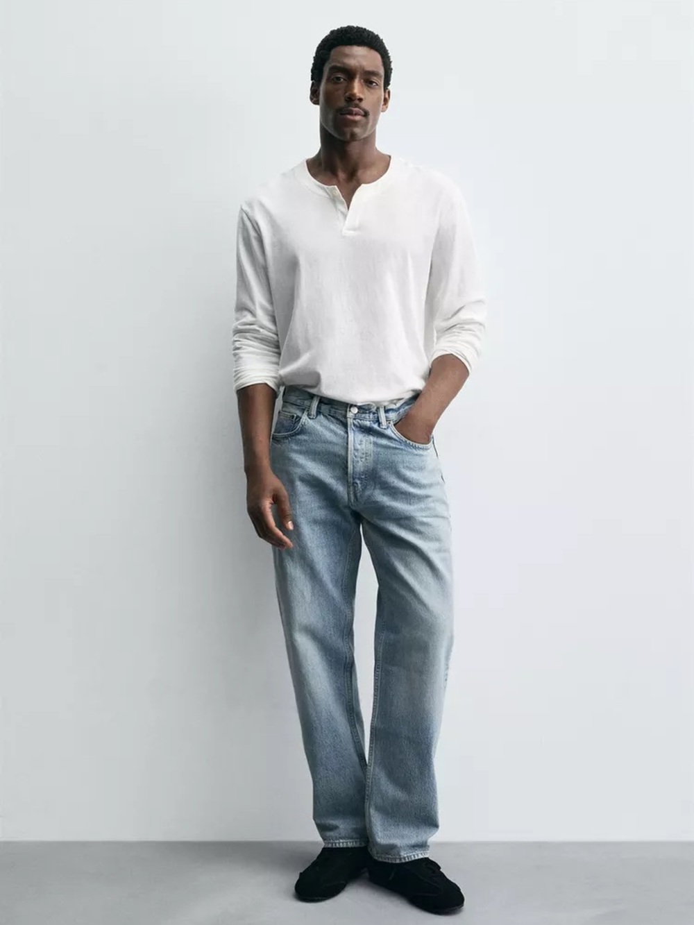NWT ZARA Men's Classic Straight-Leg Jeans - 30